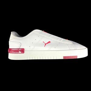 Puma Womens Slip-On Sneakers White/Red/Pink Size 10